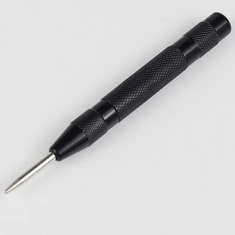 2pc Spring Type Automatic Center Punch Locator Glass Striker Window Breaker Punch Centering Punch Punch Tool