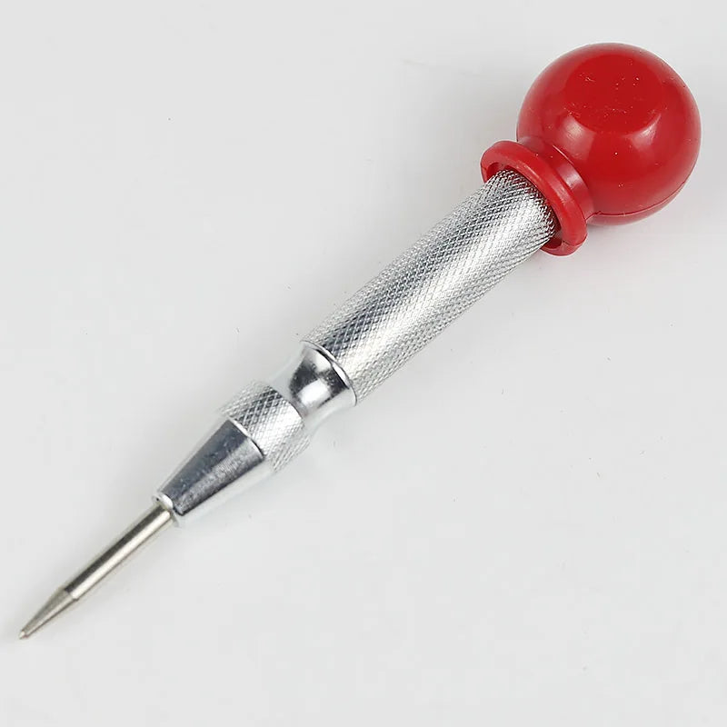 2pc Spring Type Automatic Center Punch Locator Glass Striker Window Breaker Punch Centering Punch Punch Tool