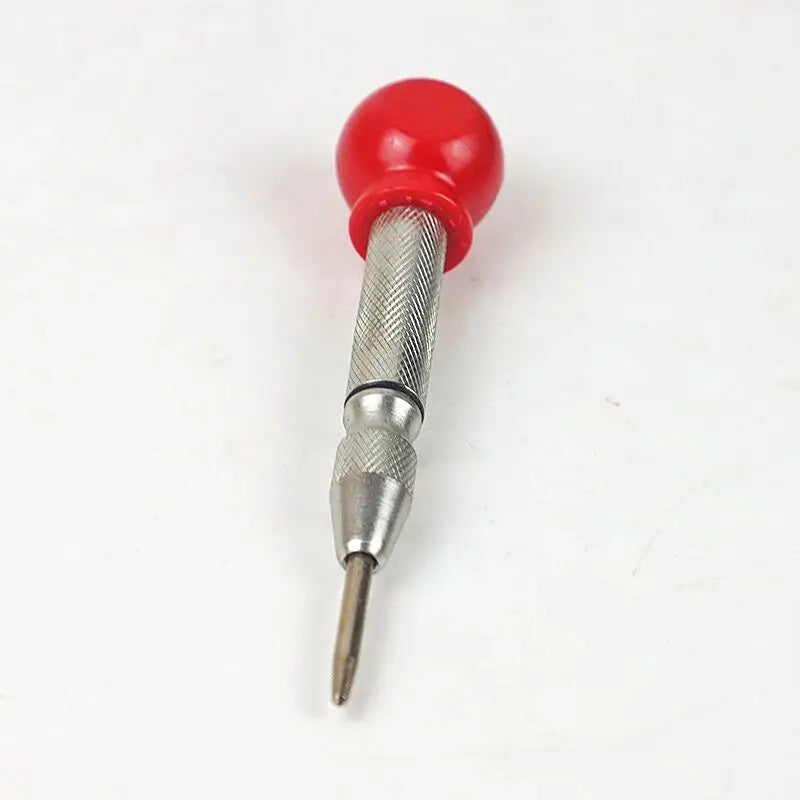 2pc Spring Type Automatic Center Punch Locator Glass Striker Window Breaker Punch Centering Punch Punch Tool