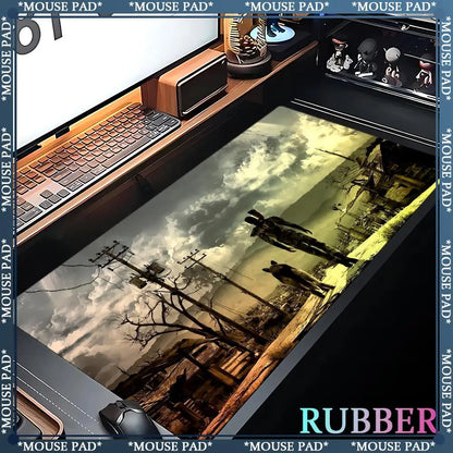 Anime F_Fallout 3 Oversized MousePad Gaming Keyboard Pad Oversized 1200X600MM XXXL Desk mat Game Accessories Lock Edge Mouse Pad