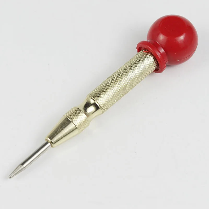 2pc Spring Type Automatic Center Punch Locator Glass Striker Window Breaker Punch Centering Punch Punch Tool